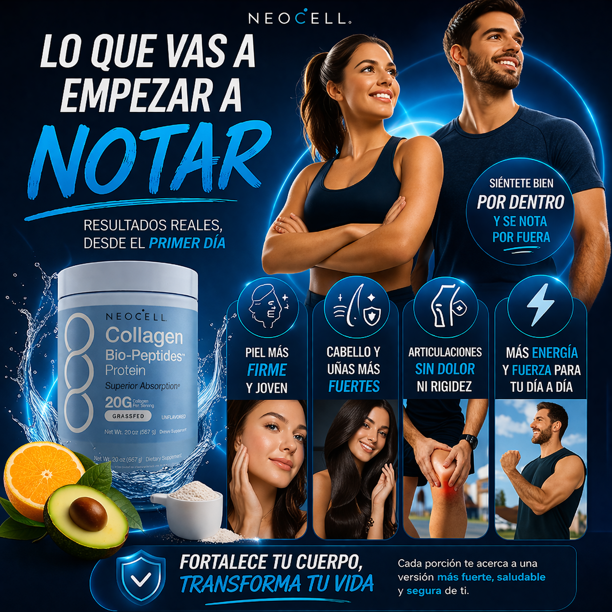 NEOCELL® COLLAGEN BIOPEPTIDES 567G HIDROLIZADO